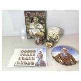 Lot of assorted John Wayne collectibles incl.
