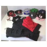 Assortment of hats. With a FILA sport jacket size