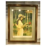 Yvette Ganne, Spring Beauty, LE lithograph,