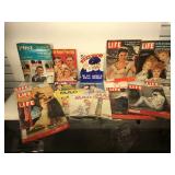 Group vintage magazines, inc Mad, Life, Post,