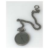 Skagen. Quartz pocket watch w/chain