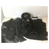Tudor Court faux leather jacket, size 4XL