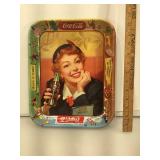 Vintage 1953 Coca Cola Coke tray ,Thrist knows no