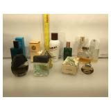 Lg lot Vintage perfume bottles, most with partial