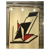 Modern graphic signed and numbered print, 9/99,