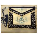 Masonic Masters Apron , presented in 1954 to