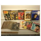 Lot of vintage paper collectibles, books and