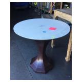 Side table from High end hotel the top has been