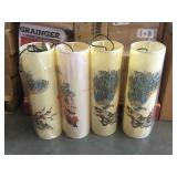 Set of 4 ceiling hanging lights