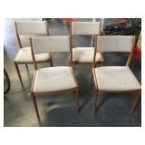 4 D-Scan chairs w/dining table top, no legs