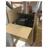 48 black trinket boxes, not marked by brand