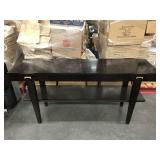 The Lucien Rolling Collection, hall table w/brass