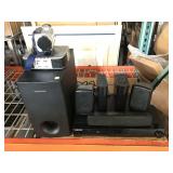 Samsung DVD player and speakers and more -