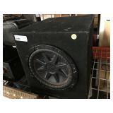 Kicker Sub wooden speaker - 9 in