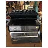 Lot of metal electronic cash register drawers - 2