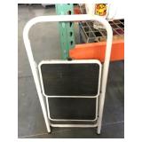 Small metal step ladder