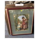Lot of framed prints - approx. 18x22