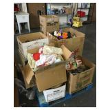 Pallet lot of assorted house hold items and more