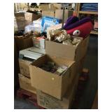 Pallet lot of assorted house hold items and more