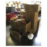 Pallet lot of assorted house hold items and more