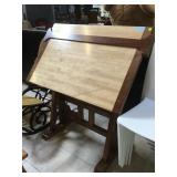 Wooden architect board, approx 42x26x45 inches