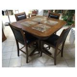 Wooden Bar and Counter high Dinning table