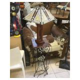 Frank Lloyd Wright style Stained glass shade