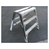 Wide 3 ft tall stepladder