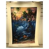 David C. Miller, The Lagoon, 1993, artist signed