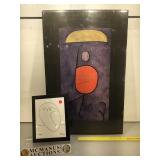 Picasso The Owl , printed acrylic on board, 8.5 x