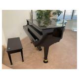 Wurlitzer Baby Grand Piano Gloss Black WOW