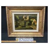 Richard L. Merrick 1903- 1986, oil on canvas