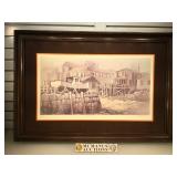 John Kelly, Rockport Harbour,  LE pencil signed