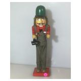 Traditional Wood Nutcracker, 14.5 inches,