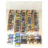 45 new Matchbox vehicles in blister pacs