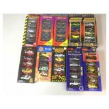 10 multi pc die cast vehicle sets in blister