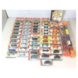 45 new Matchbox vehicles in blister pacs, plus 2