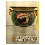 Lg Detura Italian Art Pottery, portrait