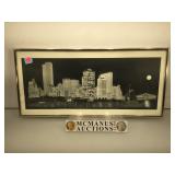 Delbart Duchein LE print , NY skyline, dated