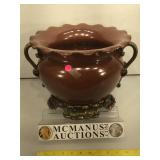 Chinese jardeniere pottery Planter , bronze