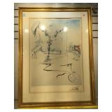 Salvador Dali, 1966, Le numbered plate print, II
