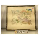 Salvador , pencil signed and numbered hand