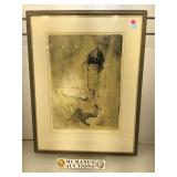 Jean Jensen, 1920- 2013, LE engraving titled