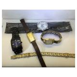 4 old watches and 1 braclet