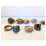 8 costume rings