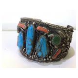 Indian made Turquoise Braclet Cuff
