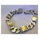Heavy large Sterling Braclet 86 grams