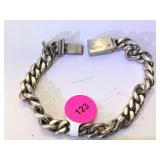 Heavy large Sterling Braclet  49 grams