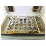 Cuff links over 17 pairs plus misc