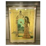 Surrealist LE print, 1981, numbered 1140/1200,
